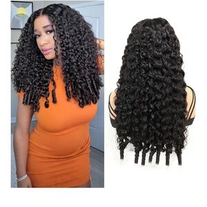 Curly Black Hair Wig for Women